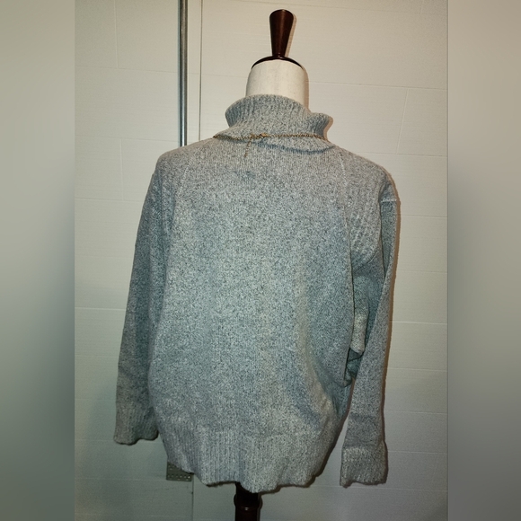 Sweater NWT Woven Turtleneck p2p 26x28 - Picture 5 of 9